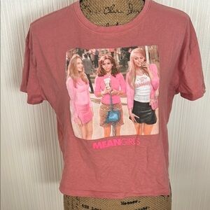 Mean Girls Graphic Crop Top - Pink